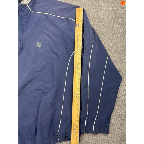 Straight Down Performance Jacket Men's XL Blue Pullover Golf Windbreaker - Picture 5 of 7